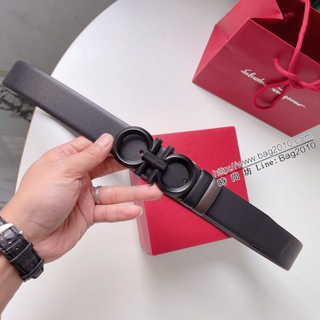菲拉格慕男士皮帶 Ferragamo雙面牛皮腰帶  jjp2080